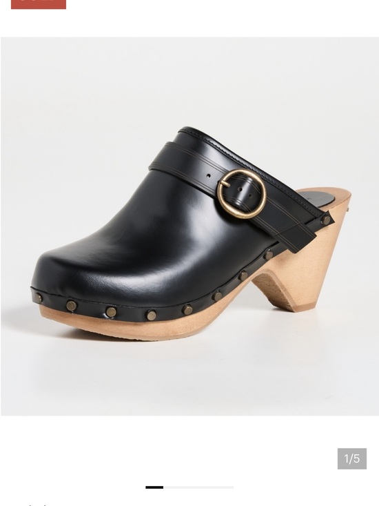 Isabel Marant Shoes - Isabel Marant Titya Black Leather Clog Mule 39